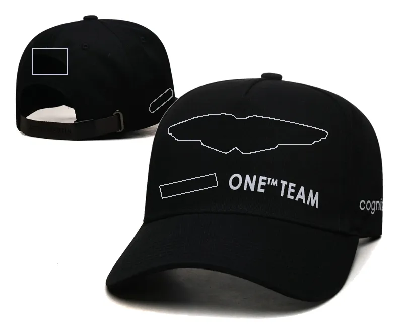 2023 neue F1 Driver Racing Cap Formel 1 Team Green Baseball Cap Sommer Herren Damen Mode gebogene Krempe Stickerei Caps Sonnenhut