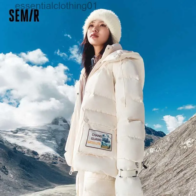 Parka Semir pour femme, doudoune à trois épreuves, nouvelle Texture, chaude et épaisse, hiver 2023, L231129