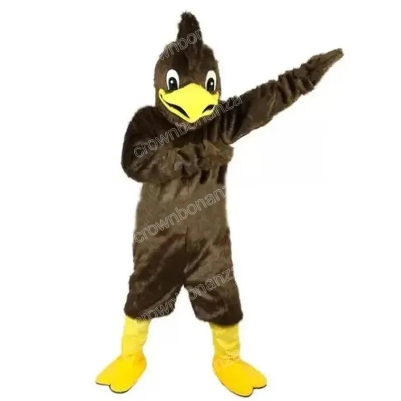 Taille adulte Brown Eagle Mascot Costumes Halloween Cartoon personnage de personnage Suite