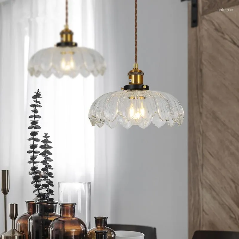 Hanglampen Noordelijke restaurantlichten glas glas moderne hangende lamp slaapkamer woonkamer keukenophanging armatuur led hangende verlichting