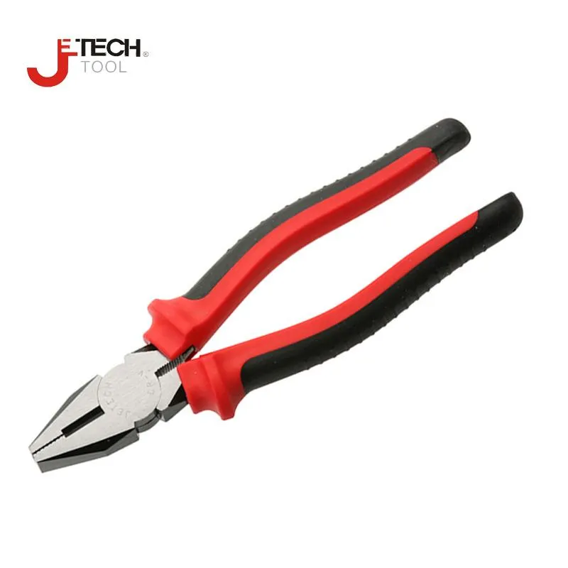 Tang Jetech 1pc 6" 7inch 8 inch combination pliers for cutting high leverage comfortable grip heat treated steel lifetime guarantee