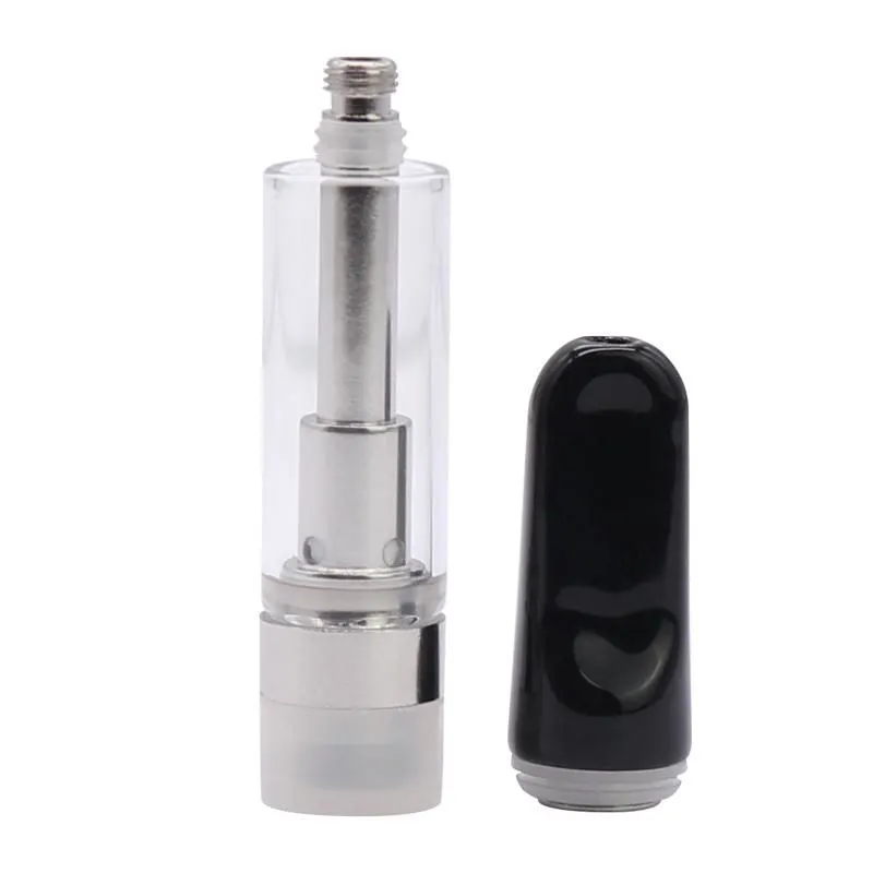 TH205 Atomizer Vape Cartridges for 510 Thread Ceramic Coil Oil Tip Smoking Glass Tank M6T DANK Electronic Cigarette Vapes Carts