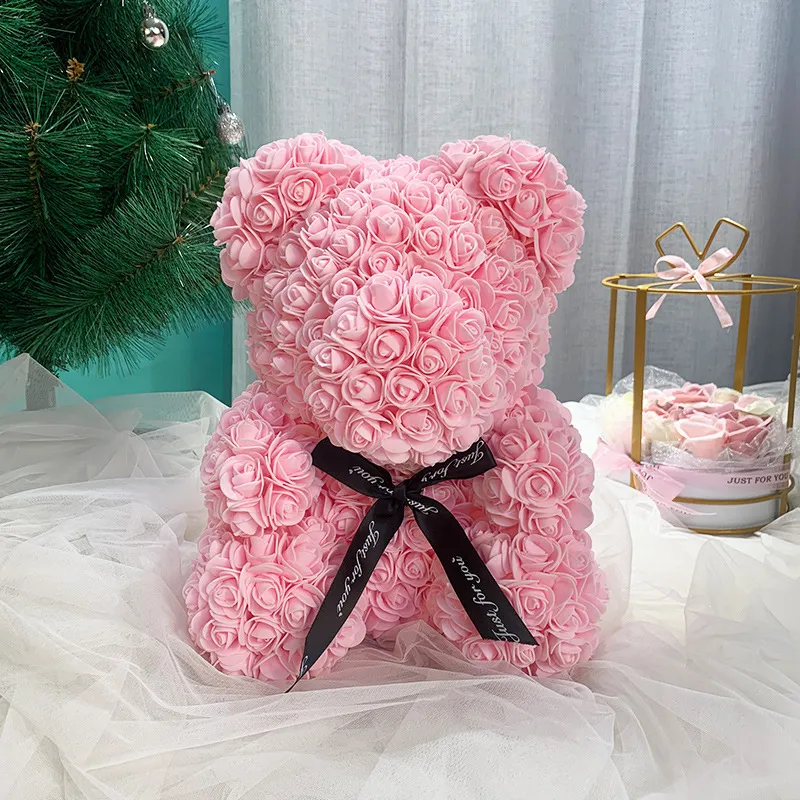 Creative 3D Rose Bear Aromatherapy Candles for Home Decoration Lovely  Scented Candle Photography Props Festival Home Ornaments