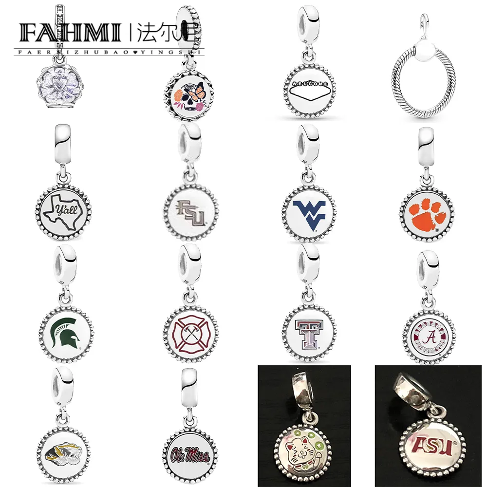 Fahmi Classique à la mode grande pierre précieuse petit pendentif lettre en forme de O Cadeaux spéciaux pour mère femme enfants amoureux amis bon savoir-faire, qualité supérieure