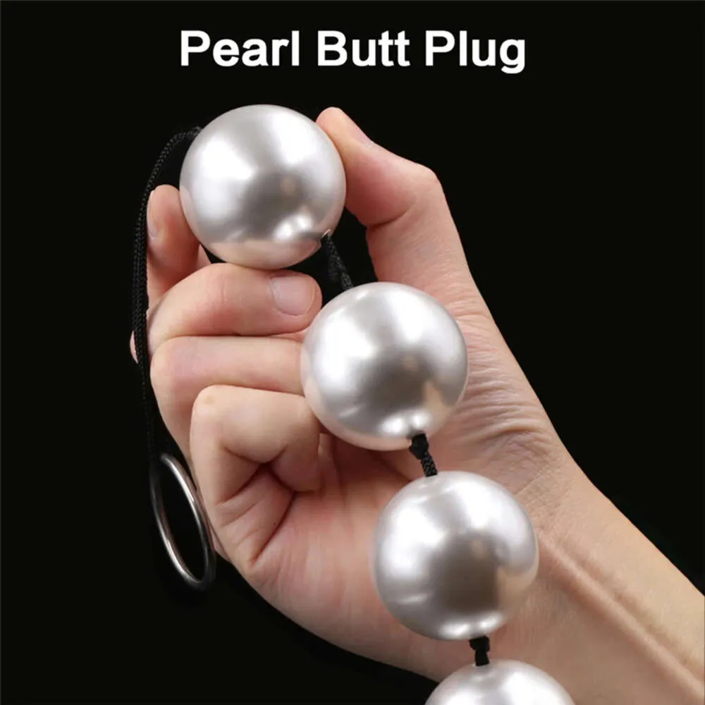 Sex Toy Massager Pearl Anal Beads Plug 18 Big Butt Sexy Tail Toy Balls Sexules Ingredients Extender Toys for Couples Women