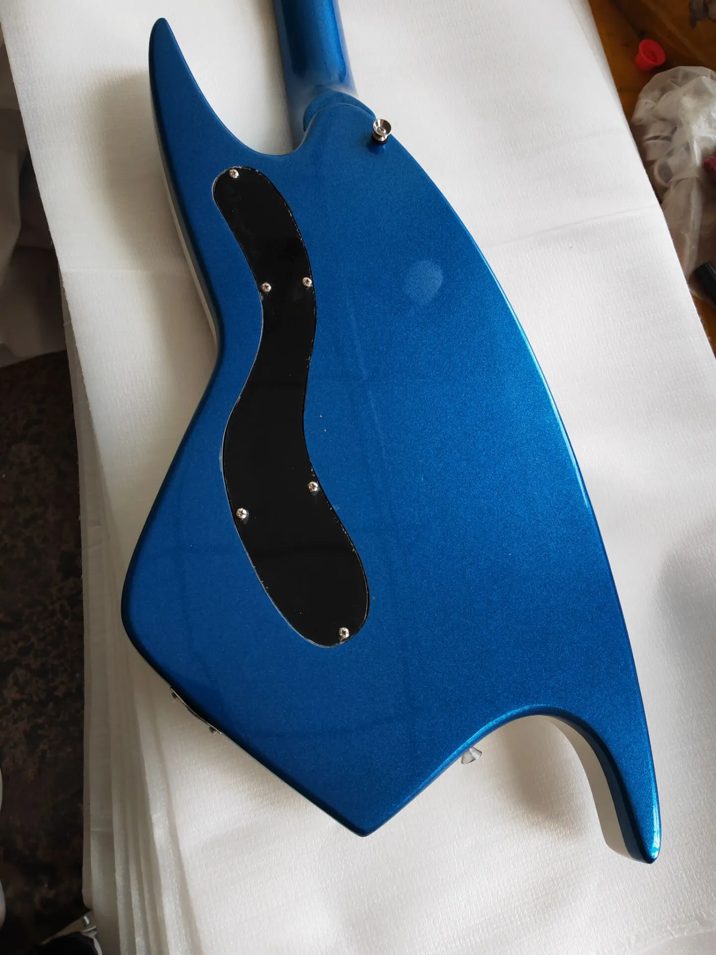 Chitarra Elettrica Personalizzata MYY &ndash; Flame Maple Top, Mogano, Hardware Cromato, 22 Tasti, Destrorsa