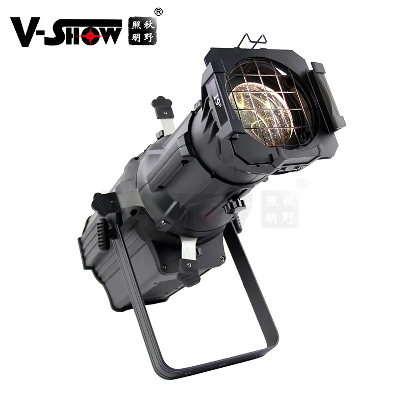 VSHOW 300W LEDプロファイルスポットライト3000K DMX LED Studio Ellipsoidal Lights for Auditorium Theaterファッションショー