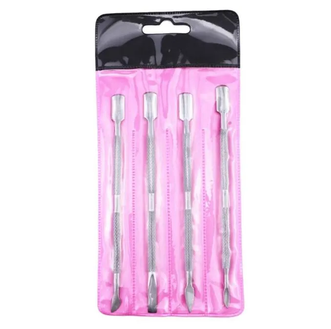 1 Conjunto PusherTool CuticleRemover StirringRods SkinCut Manicure NailArt Care Pusher Colher Trimmer Arquivo Manicure Supplies2436085