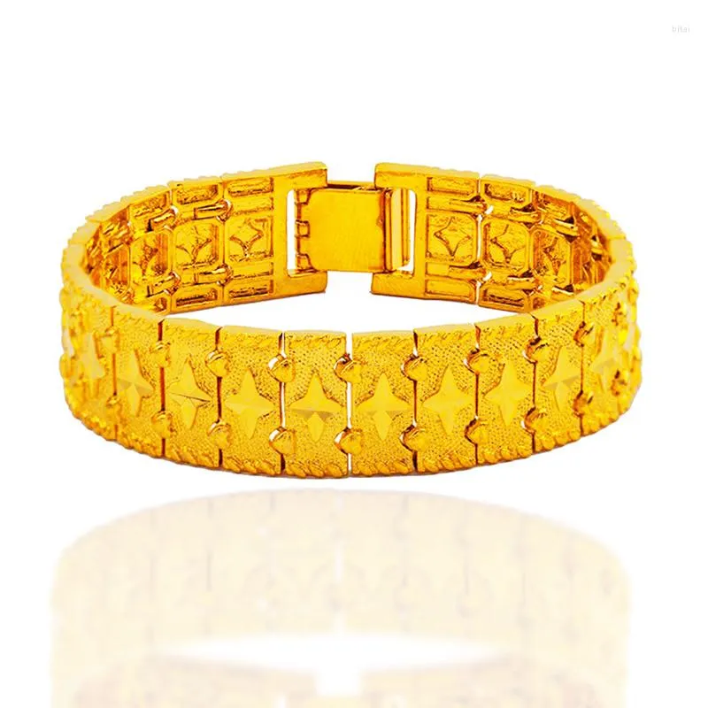 Gold Plated Bamboo Mens Gold Charm Bracelet For Men Stainless Steel Bar  Link Chain Jewelry Gift With Drop Delivery Model: 230426 From Bdegarden,  $14.53 | DHgate.Com