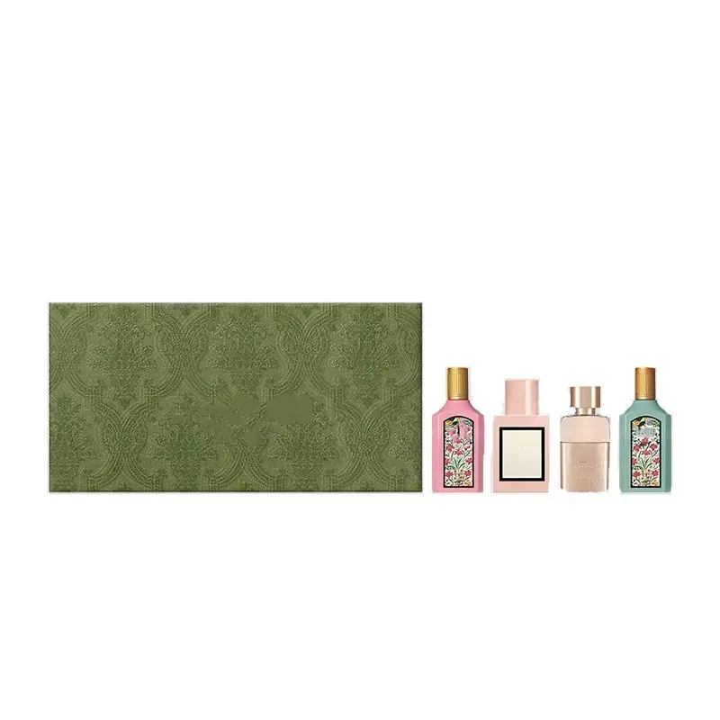 geschenken Keulen Natuurlijke bloemen Spray Guilty parfums set 5ml Charmante bloei flora Prachtige Gardenia jasmijn geuren Exquise pakket festi