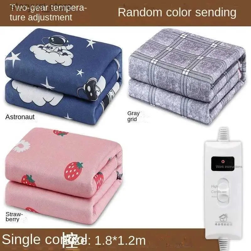 Electric Blanket Double Plug Electric Blanket 180x200 Winter Hot Blanket Electric Beds Warm Electric Blanket Thermostat Heating Q231130