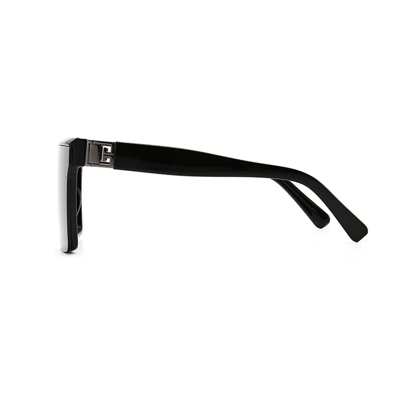 0401 Vintage Designer Brand mode surdimensionné carré de lunettes de soleil Femmes hommes TRENDY BIG FLAT TOP TOP SUN GLAS DRIVERS