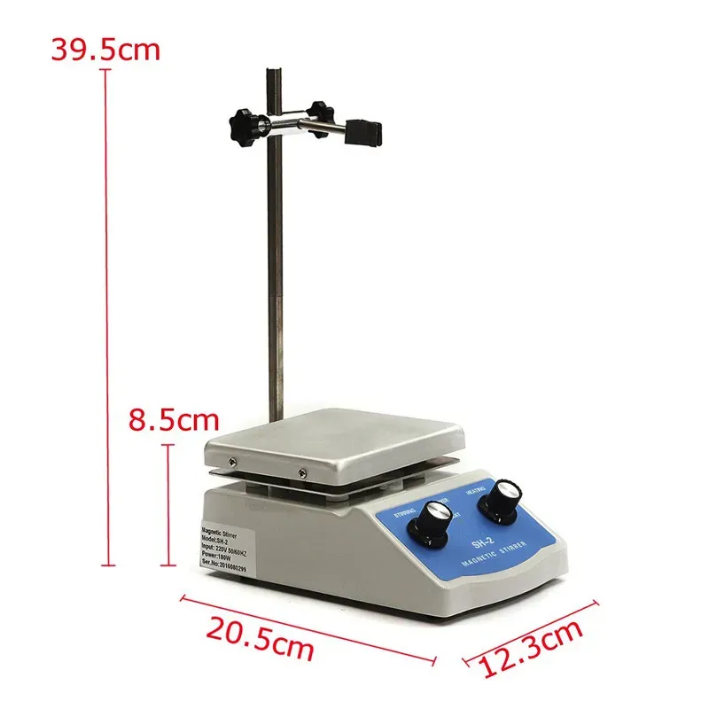 Lab Supplies stirrer 110V/50Hz SH-2 Plate Magnetic Stirring Machine Stir Healthcare Stepless Adjustable