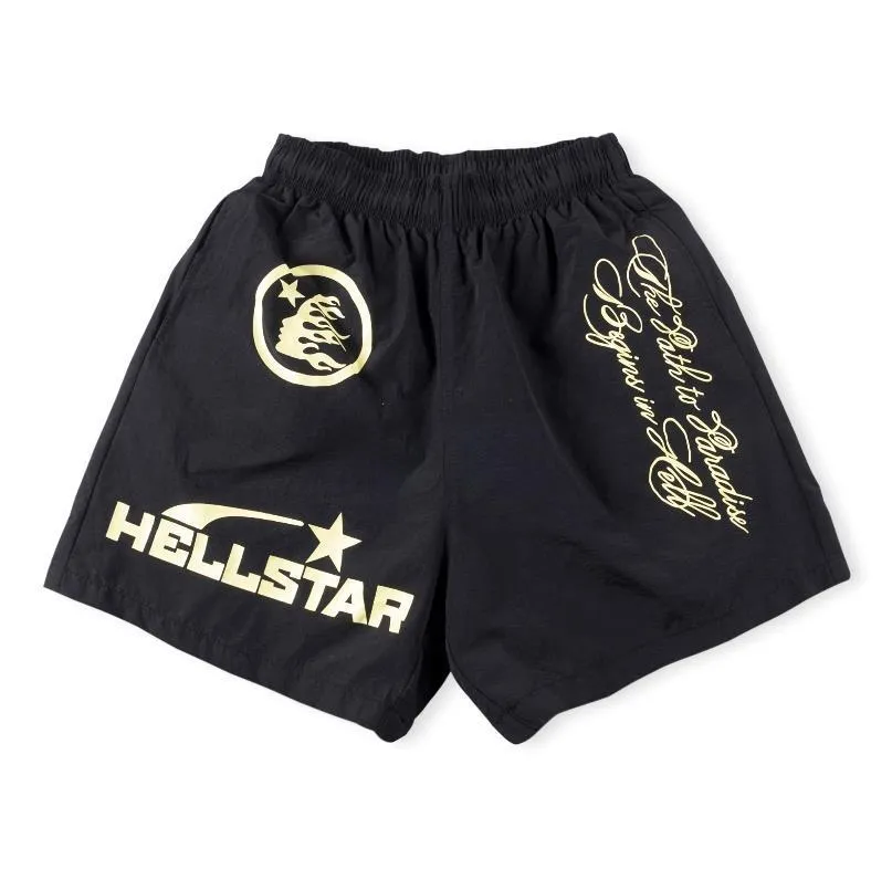 HELLSTAR pinkショートパンツ Hellstar Sports Flame Shorts Pink Men's - SS25 - US