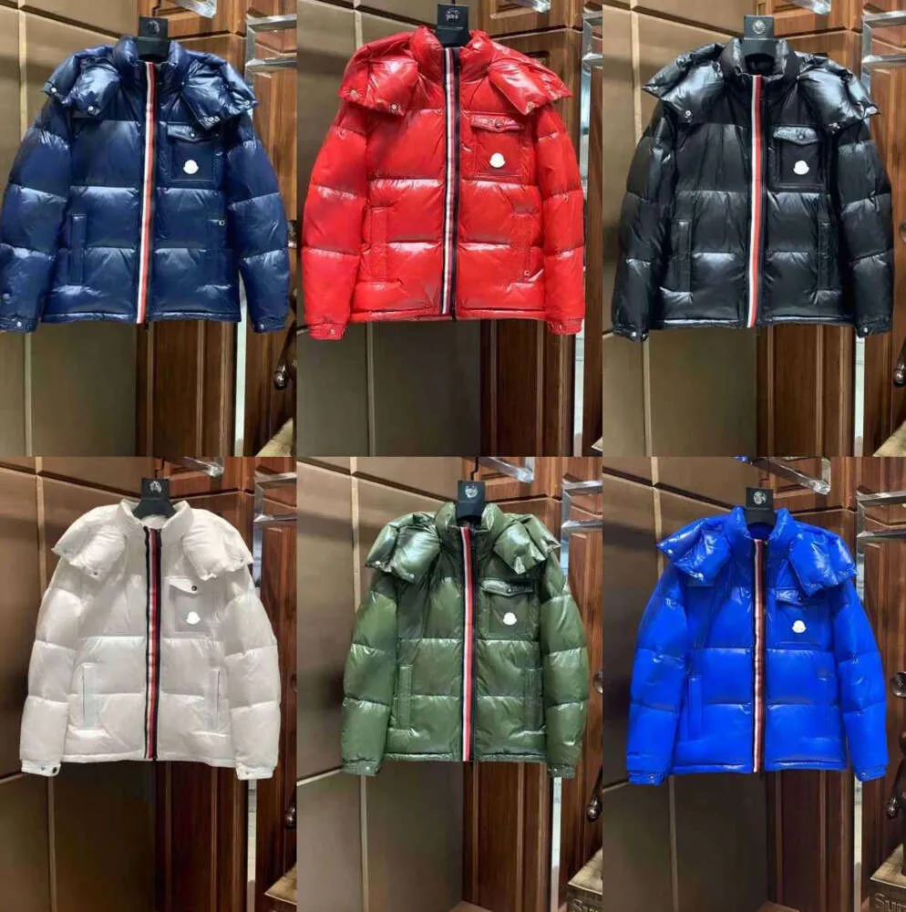 Monclairs Classic Parkas Homens Moda Puffer Jaquetas TOP Designer de Luxo Jaqueta Parka Homem Epaulettes Tendência Inverno Jaquetas de Algodão Quente Casacos Exteriores 35