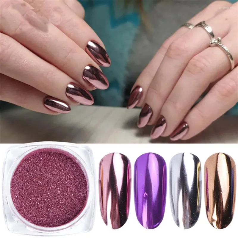 Prego glitter branco laser em pó galvanizado deluxe manicure elegante design holográfico exclusivo