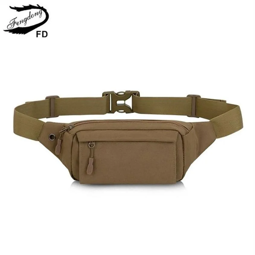 Fengdong Men Small Waist Bag Anti盗難ミニトラベルアウトドアスポーツ携帯電話キーランニングベルトパックとイヤホンジャック211027200E