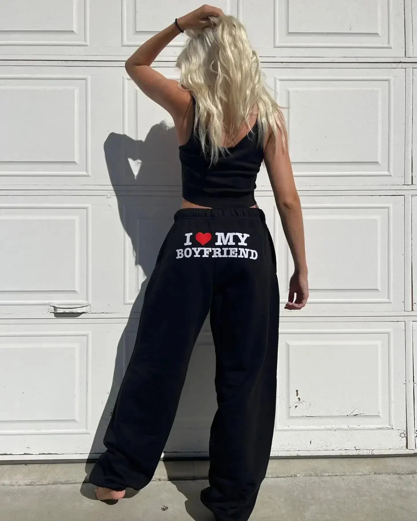 Sweatpants boyfriend style hot sale