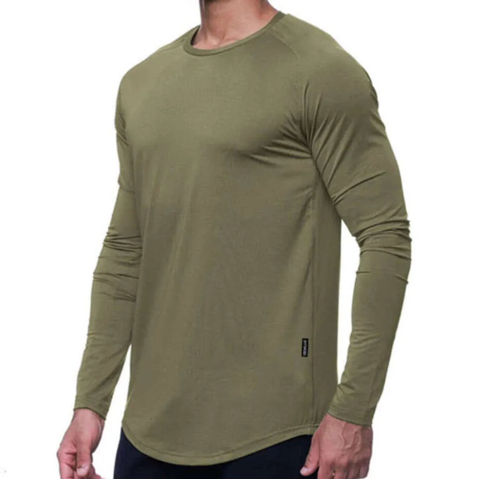 lu Hommes Yoga Tenue Sport T-shirt À Manches Longues Hommes Sport Style Entraînement Serré Vêtements De Fitness Élastique À Séchage Rapide Minceur gfhdfh Quick-drying running clothes42