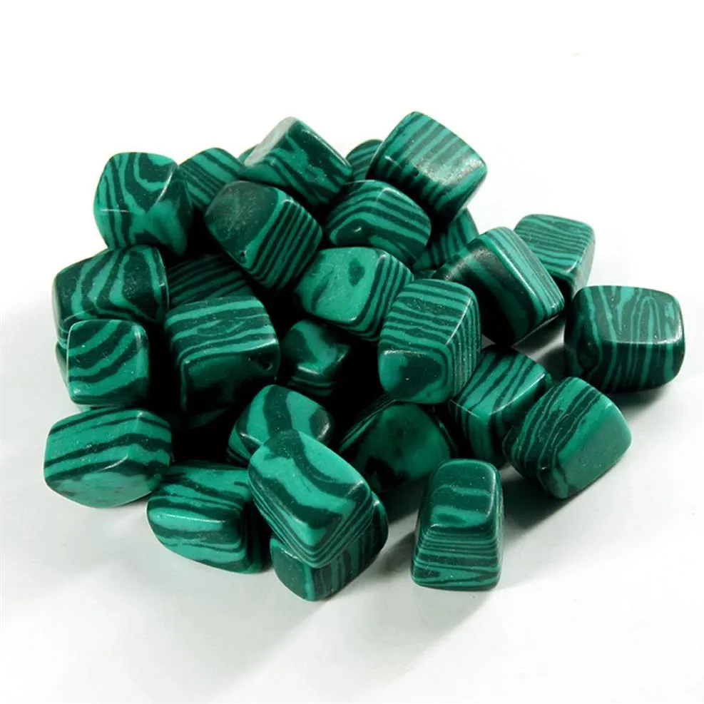 DingSheng Cadeaux pour enfants 1 lb de pierres de malachite polies en vrac de guérison naturelle Reiki Wicca fournitures de pierres précieuses polies pour Wicc294B