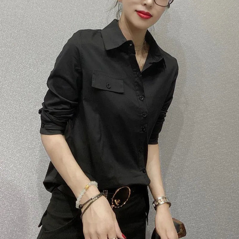 Camicette Da Donna Camicie Primavera Autunno Oversize Office Lady Elegante Moda Bottoni Camicia Donna Manica Lunga All Match Camicetta Casual Abbigliamento Donna 230428 Da 26 77 DHgate