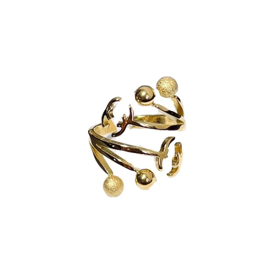 Anelli di design di gioielli di lusso Donna Love Charms Forniture di nozze Anello in acciaio inossidabile placcato oro bianco 18 carati Anello con dito fine260Y