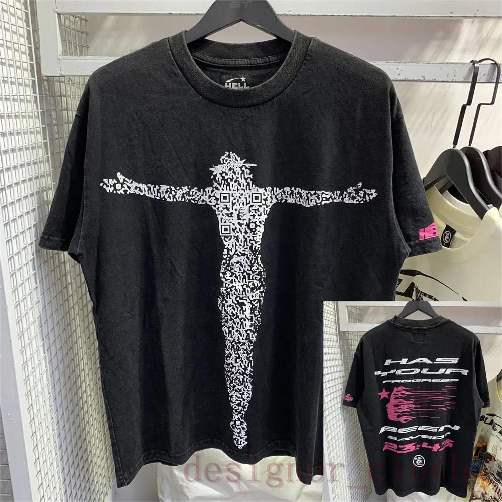DHgate.com:Hellstar Mens Women Designer Cottons Tops T Shirt