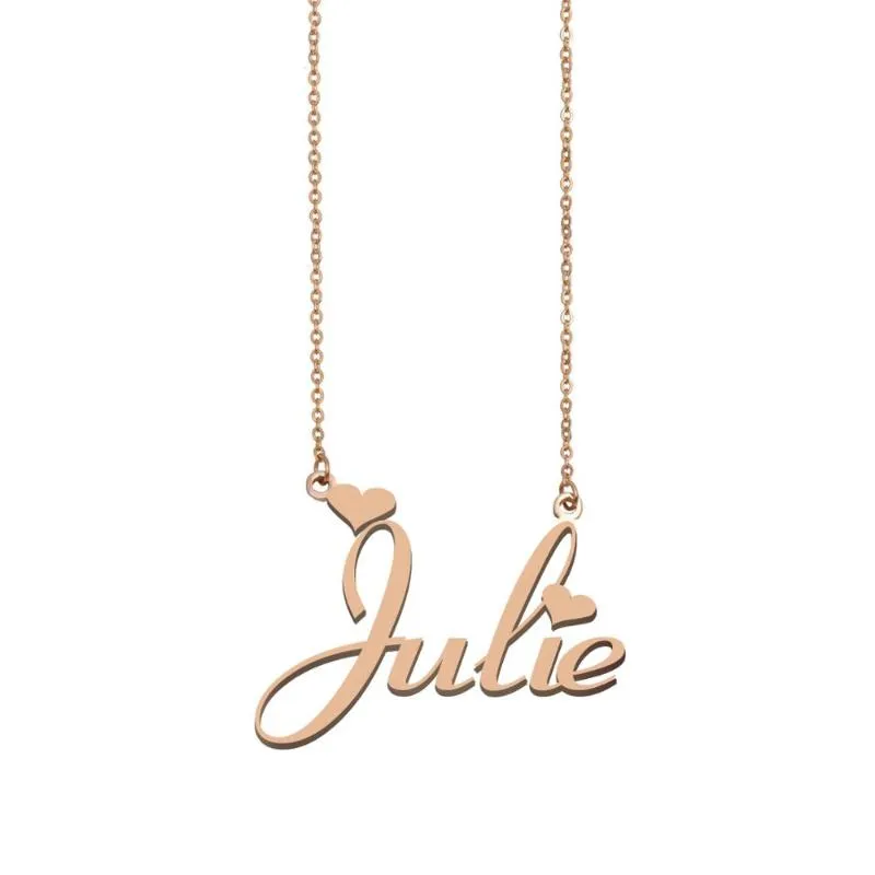 Julie name necklace deals