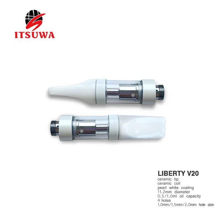 Itsuwa Amigo Liberty V20 0,5ml Cartuchos Vape Press Drip Sistema Fechado Tanque Cerâmico