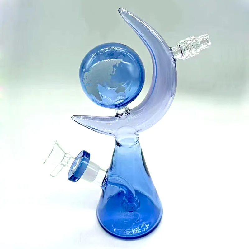 Yeni Varış Hookahs Buz Catcher Yağı Dab Teçhizat Stereo Matris PERC Cam Su Borular Kalın Cam Bongs ile 14mm Eklem Tütün Kasesi Kişiselleştirilmiş Özel Logo Kabul Et