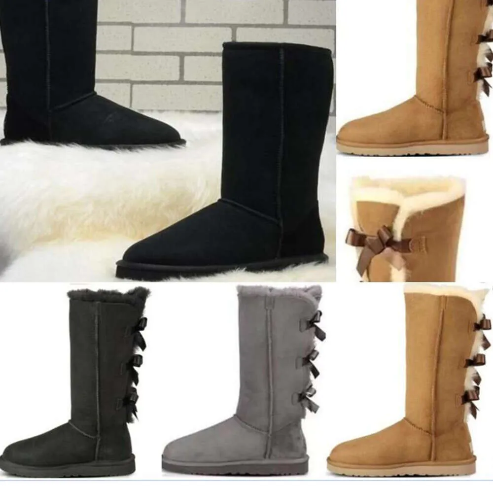 Bota Neve Botas Quentes Ankle Boots Australian Classic Womens Mini Metade Inverno Full Fur Fofo Peludo Cetim 5854 Botas Chinelos Hot Ug Venda Sapatos de Moda