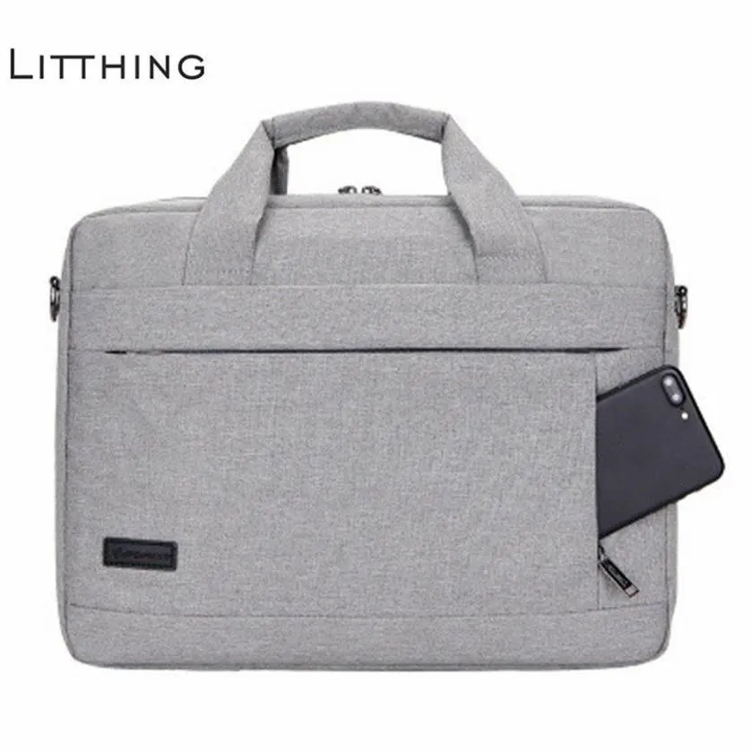 Litthing Сумка для ноутбука большой емкости для мужчин и женщин Дорожный портфель Бизнес-сумка для ноутбука для ПК Macbook Pro 14 15 дюймов J190721332M