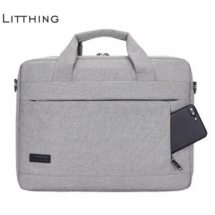 Litthing Borsa per laptop di grande capacità per uomo Donna Valigetta da viaggio Borsa per notebook Bussiness per 14 15 pollici Macbook Pro Pc J190721332M