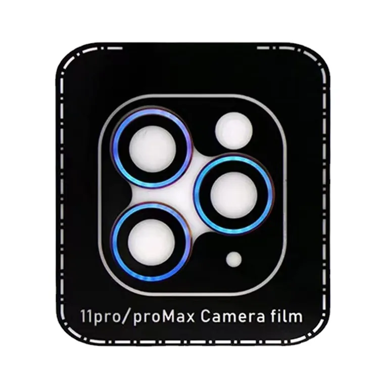  Eye Mobile Phone Camera Lens Protector for IPhone 15 11 12 13 plus 14 Pro Max metal fram and glass film