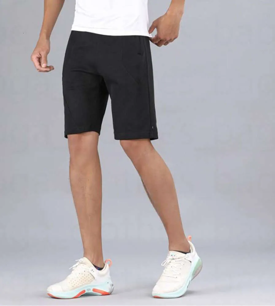 Mens Quick Drying Yunoga Biker Shorts With Pockets Solid Color