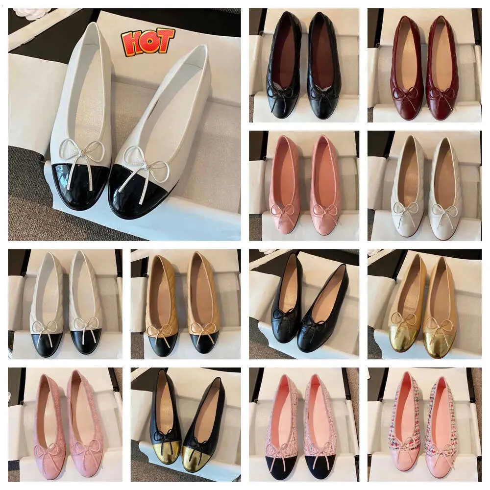 designer schoenen Parijs Merk designer Zwarte ballerina's Schoenen maat 35-42 Designer Schoenen Bruiloft Ontwerpers Luxe Top Gewatteerd Fluweel Seizoensgebonden met doos Stofzak