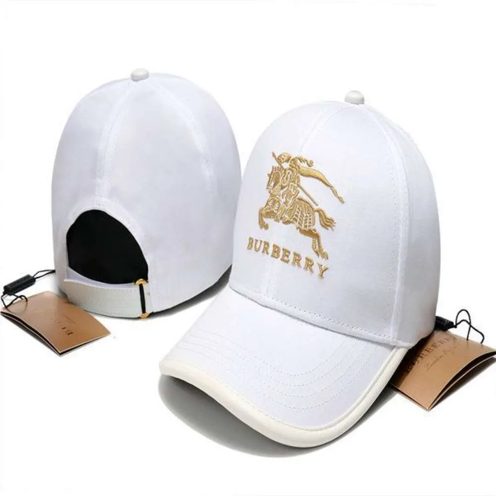 Luxury white Burberry women’s baseball cap all seasons Women main image 4