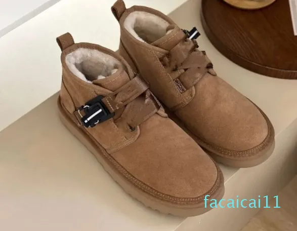 Mens shearling lined chukka cheap boots
