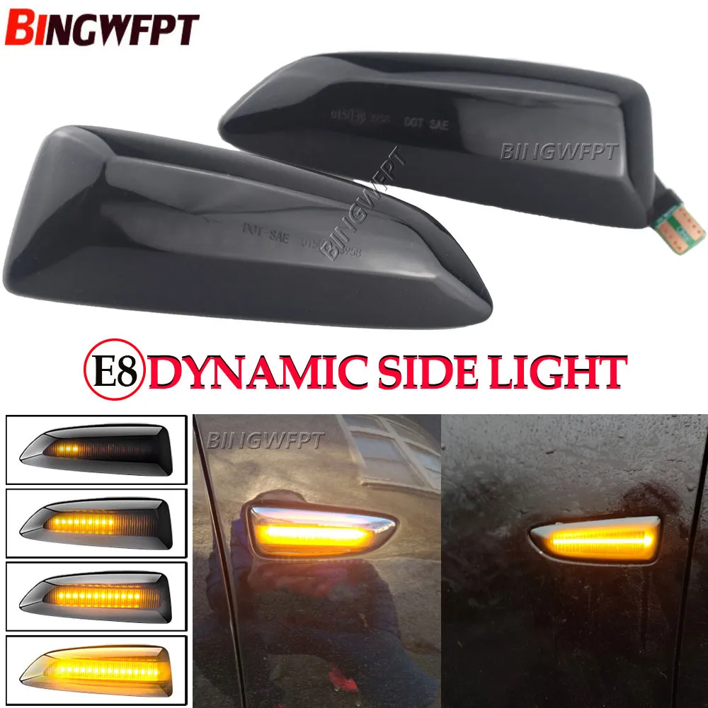 Sequential Blinker LED Side Marker Light For Opel Zafira Tourer Insignia Grandland Crossland Astra J K Indicator Repeater Lamp