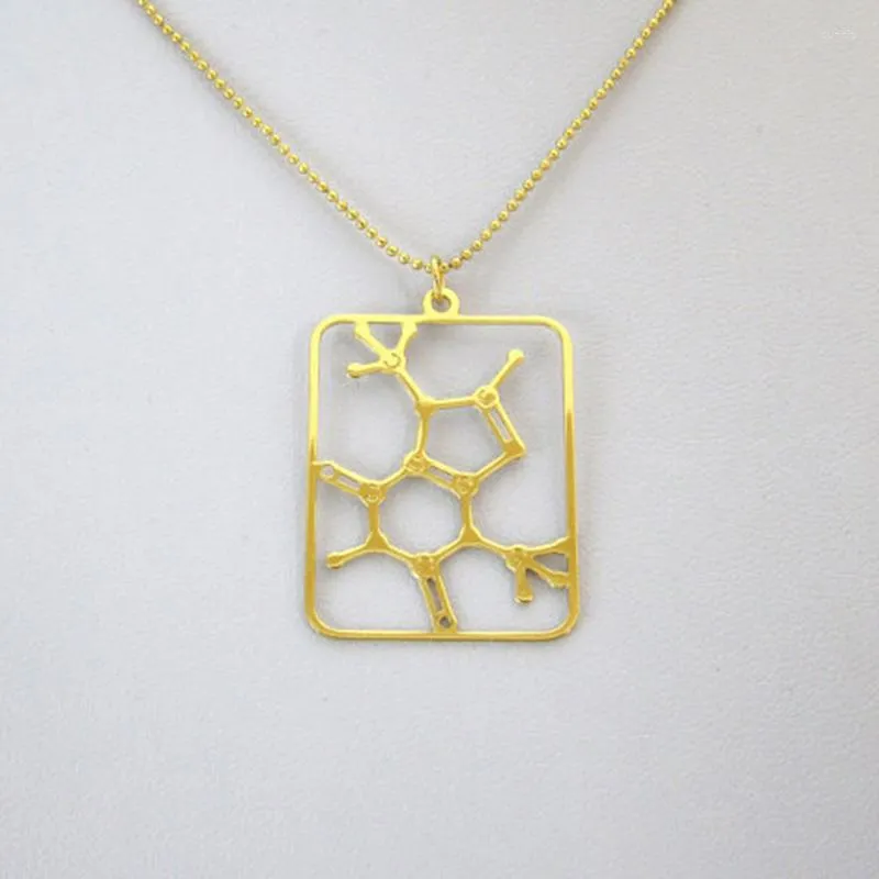 Chemical Chocolate Flower Of Life Pendant With Theobromine Molecule Elegant Jewelry From Dunqiu 7.49 DHgate.Com