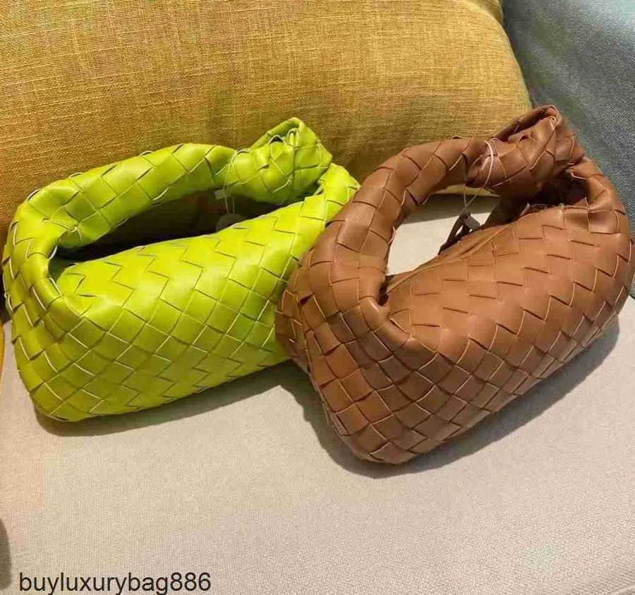 Authentieke Totes Geknoopt BottegeaVeneta Tas Jodie Bags Geweven Designer Tote Dezelfde Mini Hoorn Enkele Schouder Oksel Draagbare Schouder Outlet HBM7