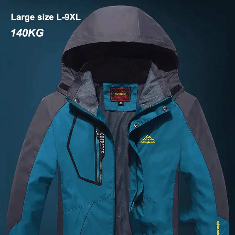 Mens Jackets Mens Waterproof Hiking Jacket Large Size Windproof Windbreaker Camping Hunting Running Trekking Fishing Coat Men Outdoor 231129 From SG 26.73 DHgate