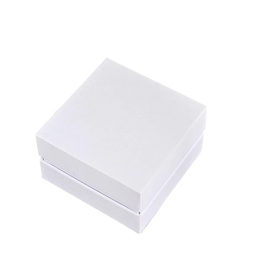 White jewelry box paper bracelet watch jewelry first packaging box whole3221