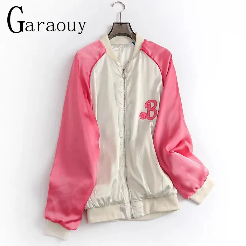 Vestes pour femmes Veste de mode Anime Kawaii Printemps Automne Filles Collège Style Baseball Manteau Surdimensionné Lâche Casual Zipper Tops 231129