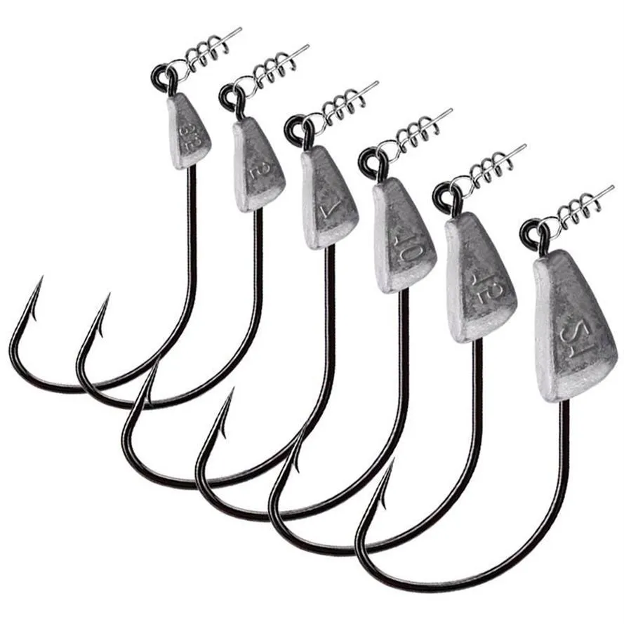 lead jig head fish hook 3 5g - 21g fishing jig Hooks for soft fishing bait of carbon steel hooks fishhook2567