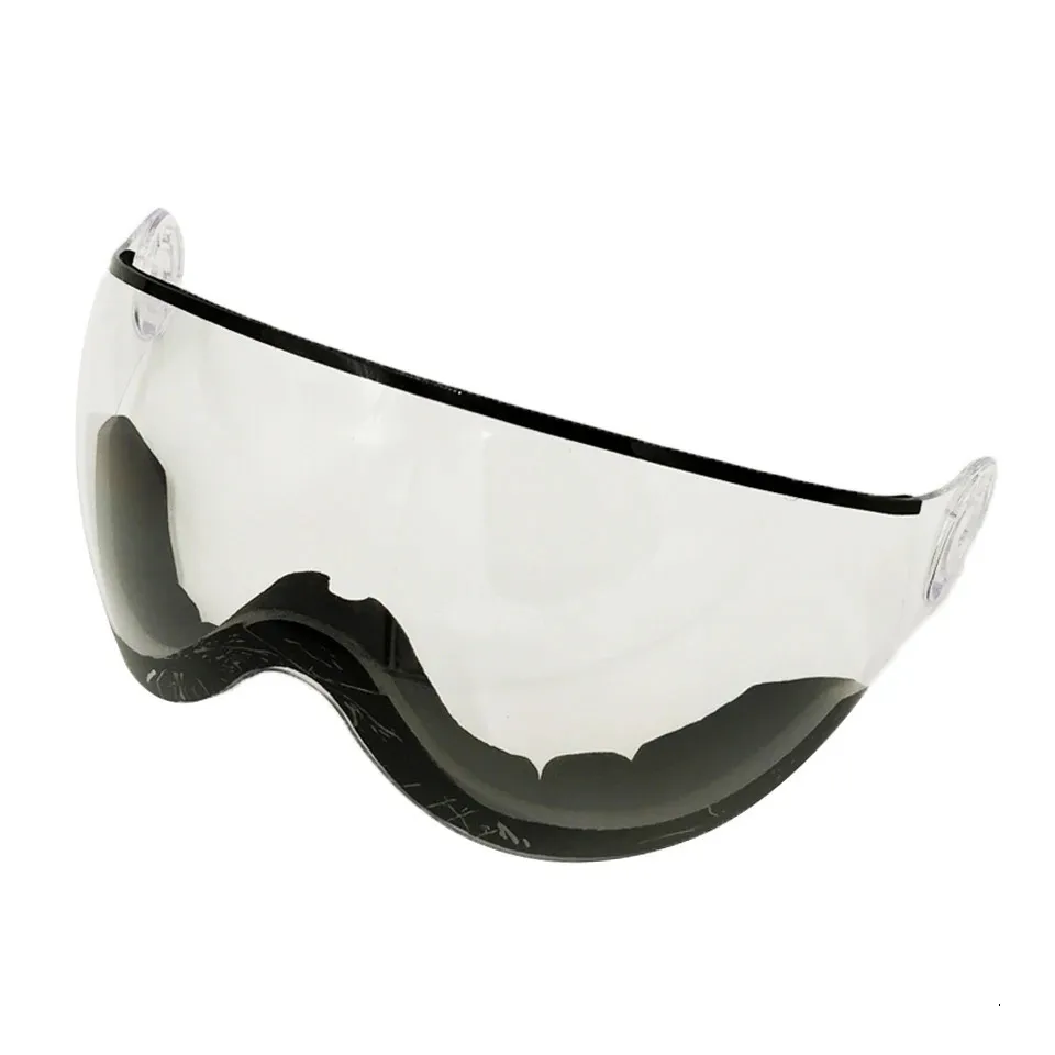 خوذات التزلج Locle Moon MS95 MS99 Helmet Visor Lens UV Protection Undiber Skateboard نظارات متسلسلة لتسلق الجبال 231130