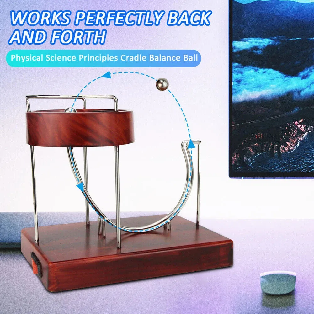Metal Balance Toy - 2 People Dancing Kinetic Art, Physics Desk Toy, Stress Reliever Home Office Decor