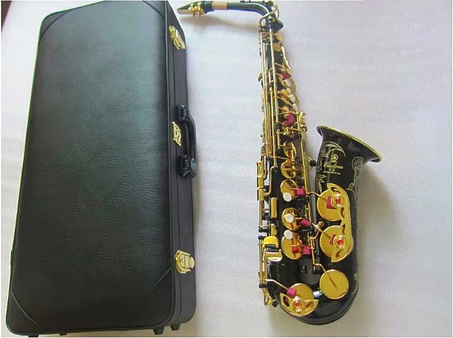 Ny Black Alto Saxophone YAS-82Z /YAS-875EX en-till-en-modell Japan varumärke ALTO SAX E-Flat Music Instrument med Case Professional Level med Case Professional Level