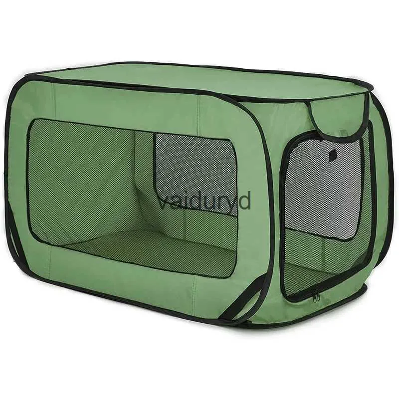 Porta-gatos Caixas Casas Ao Ar Livre Gaiola para Cães Portátil Dobrável Pet Carro Porta-malas Respirável Transportar Tenda para Cachorro Viagem Cama de Acampamento Housevaiduryd