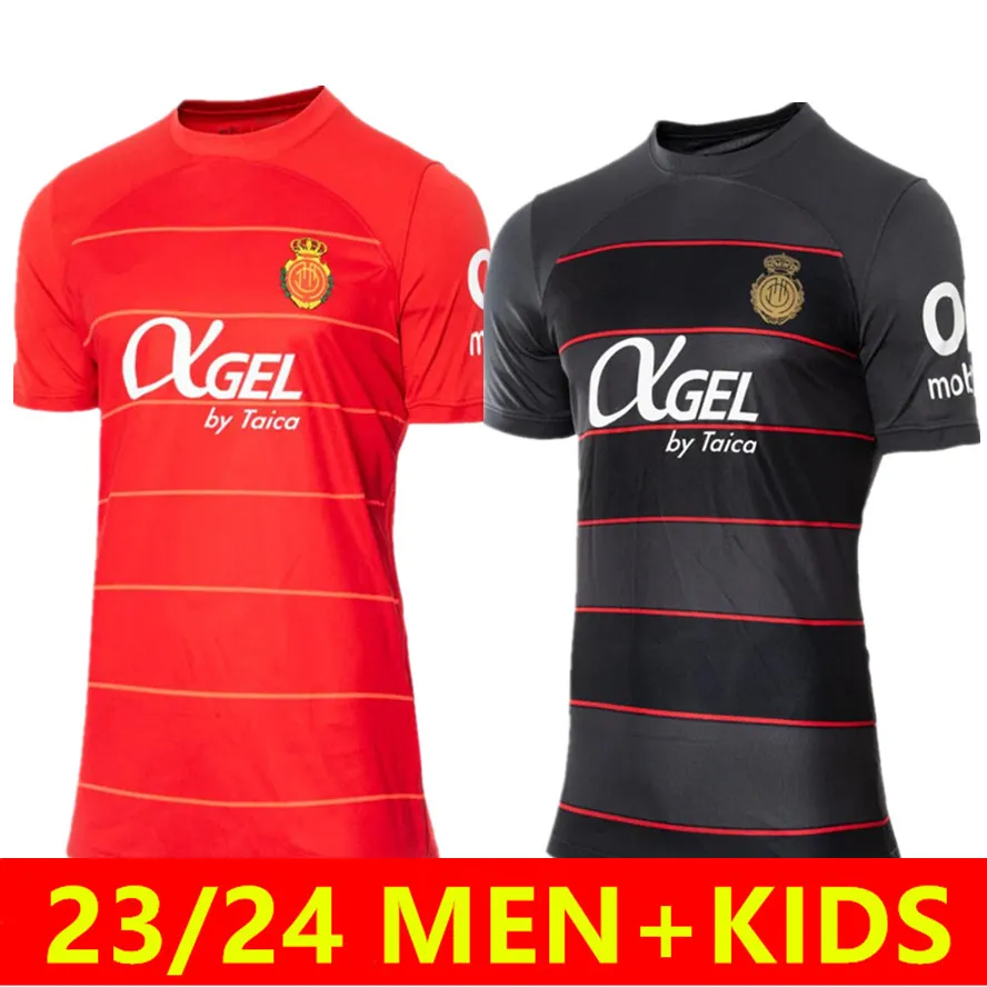 2023 2024 RCD Mallorca Home Away Soccer Jerseys Sanchez Abdon A. Raillo Valjent Muriqi Baba Grenier 23/24 Mens Kits Kits Shirt